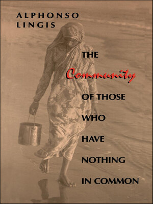 cover image of The Community of Those Who Have Nothing in Common